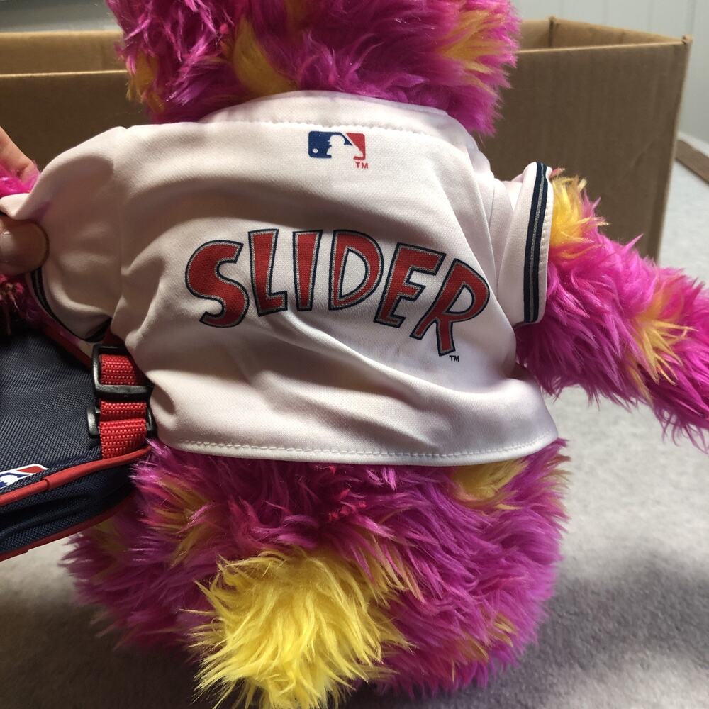 Build A Bear MLB Cleveland Indians Chief Wahoo Mascot Slider Plush in Jersey - Picture 5 of 7